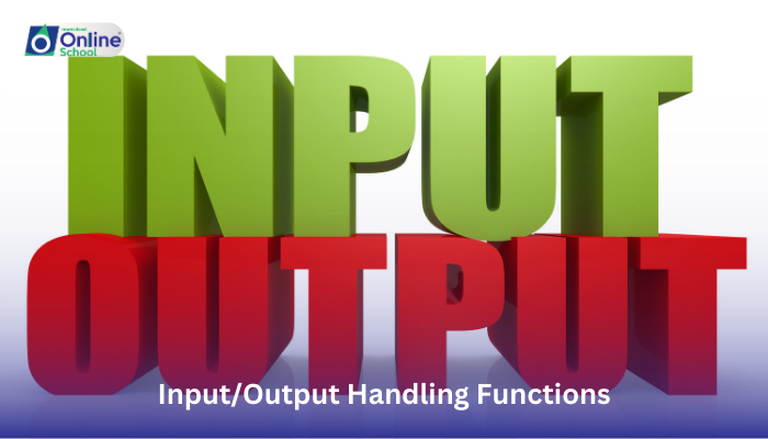 Lesson 14: Input/Output Handling Functions
